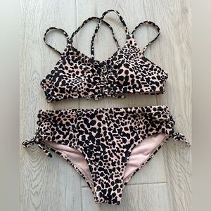 FULL TILT LEOPARD BIKINI SIZE 12 Girls